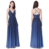 Elegant A Line V Neck Tulle Wedding Party Gowns - Sheseelady